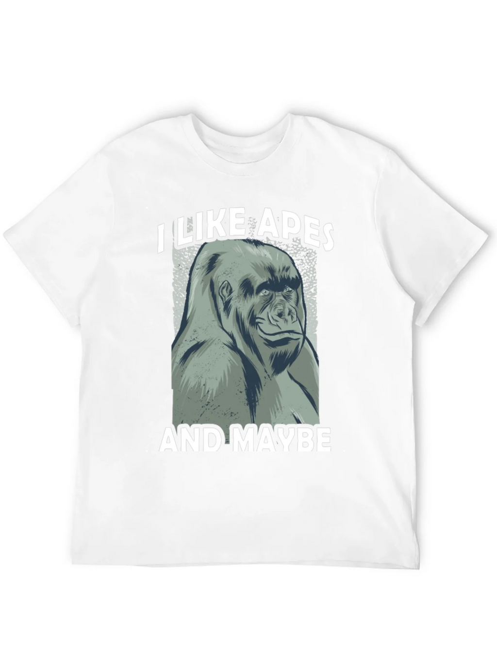 I Like Apes Funny Gorilla Graphic T-Shirt product image 11