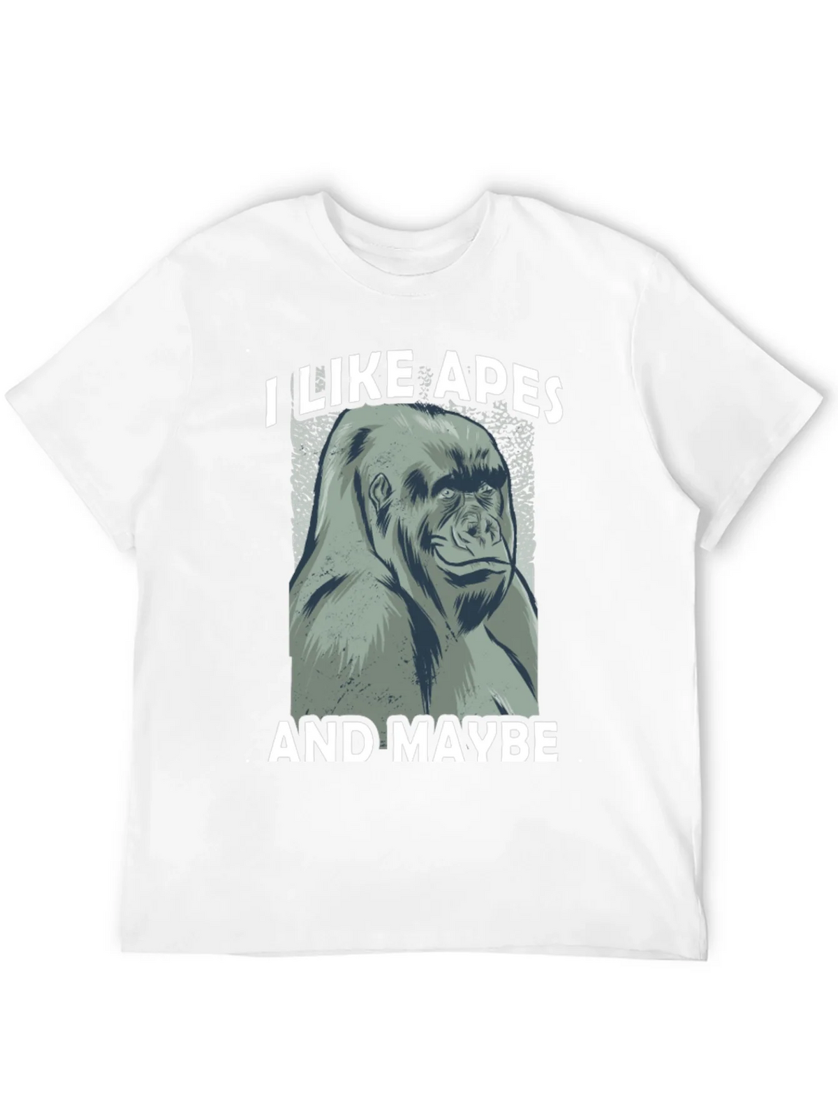 I Like Apes Funny Gorilla Graphic T-Shirt product image 11