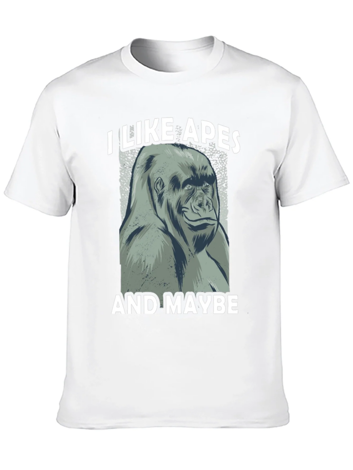 I Like Apes Funny Gorilla Graphic T-Shirt product image 9