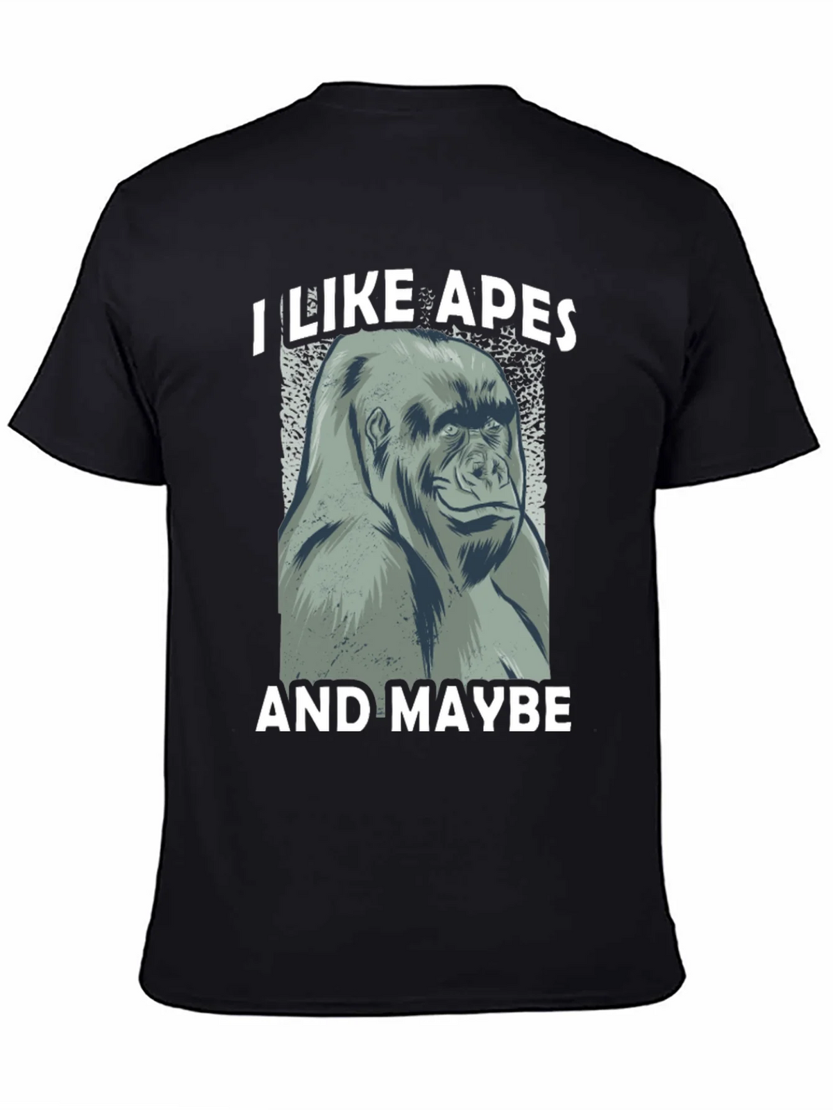 I Like Apes Funny Gorilla Graphic T-Shirt product image 4