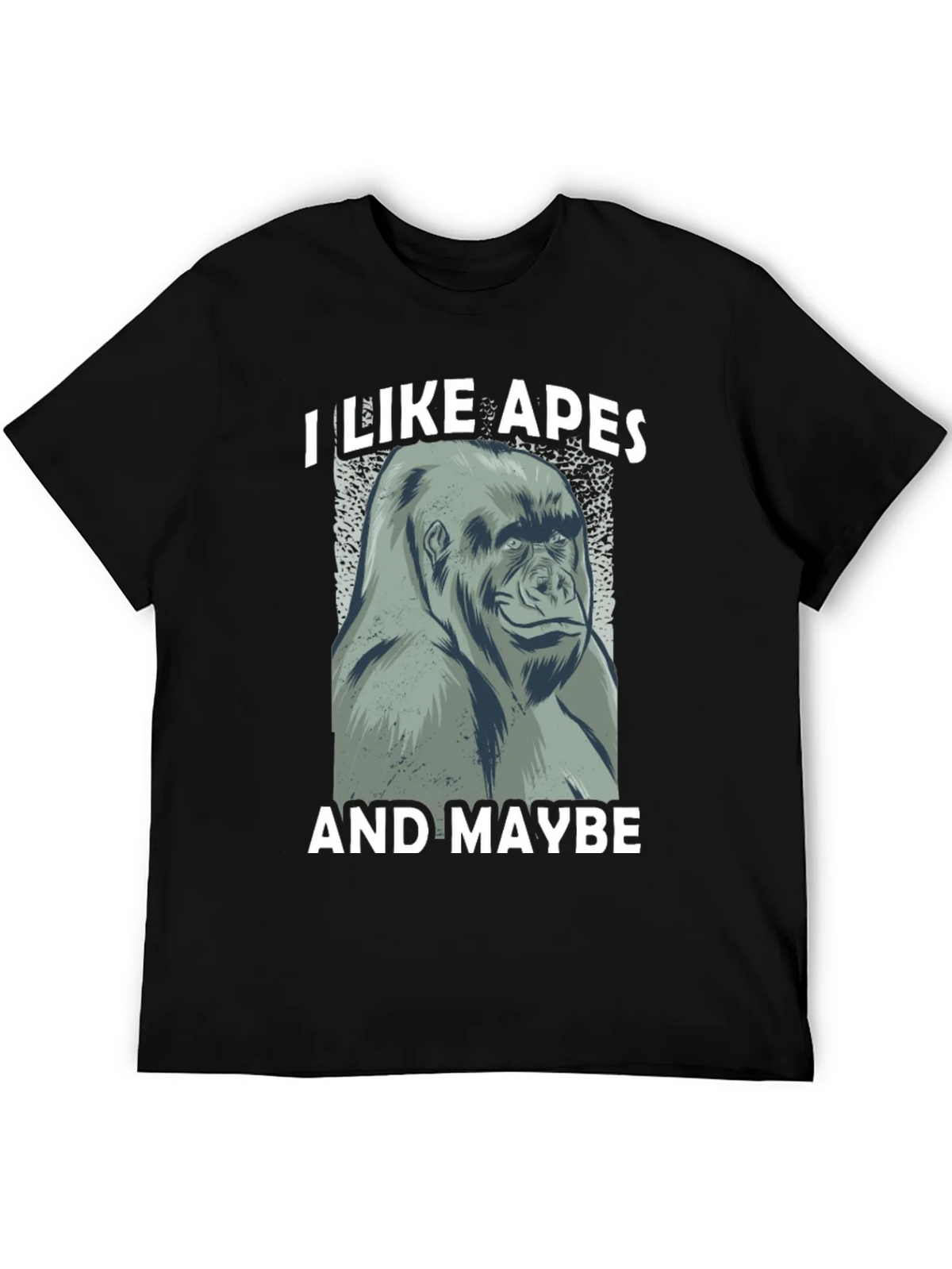 I Like Apes Funny Gorilla Graphic T-Shirt product image 5
