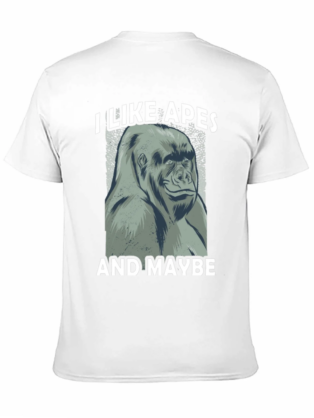 I Like Apes Funny Gorilla Graphic T-Shirt product image 10
