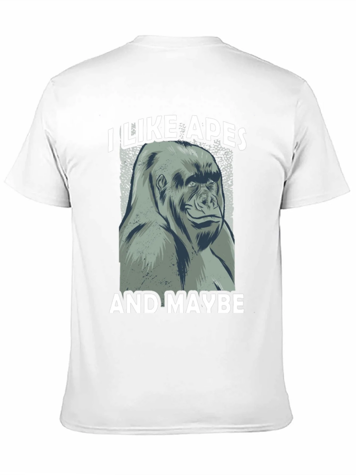 I Like Apes Funny Gorilla Graphic T-Shirt product image 10