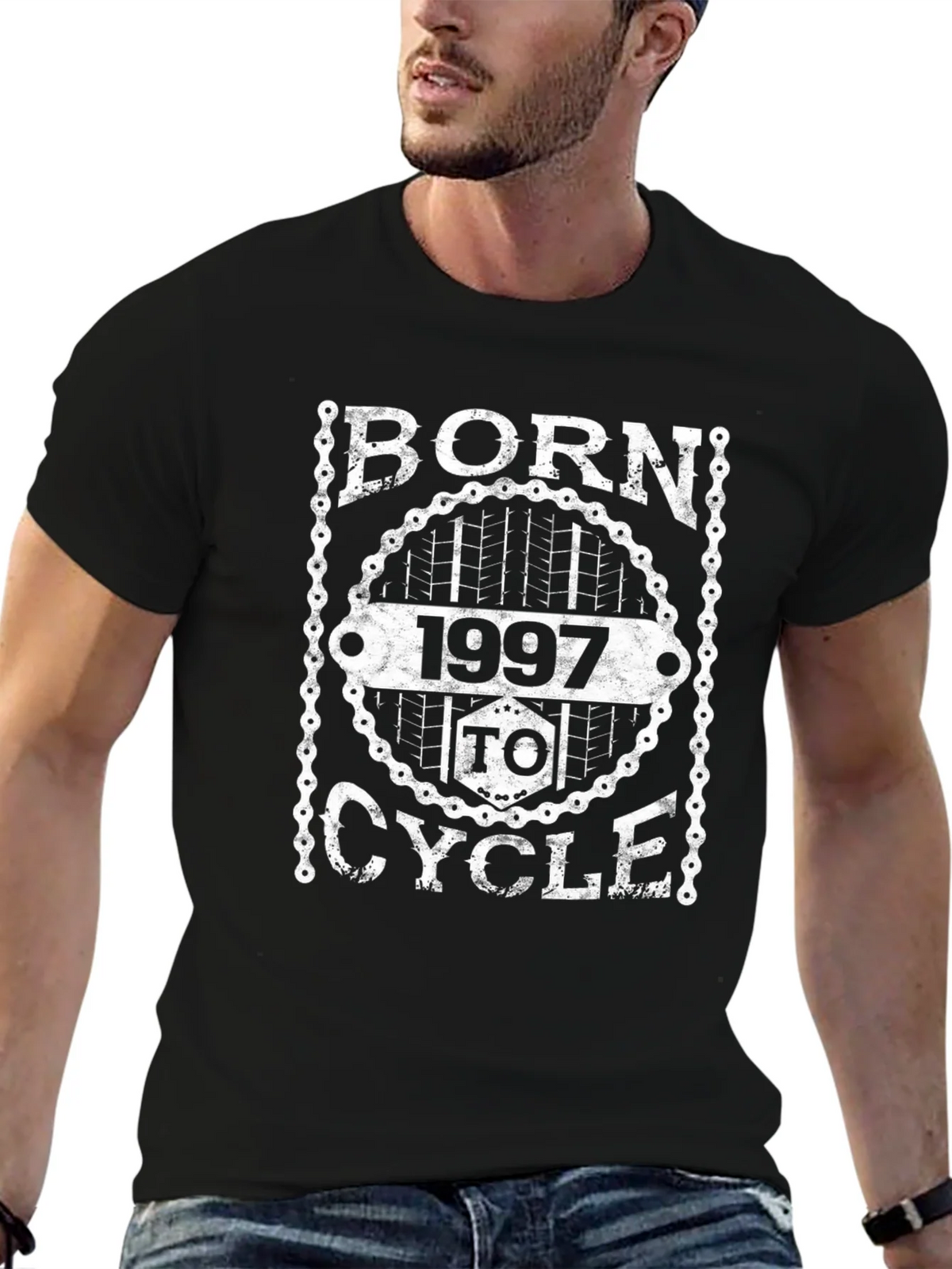 Born 1997 to Cycle T-Shirt - Black product image 6