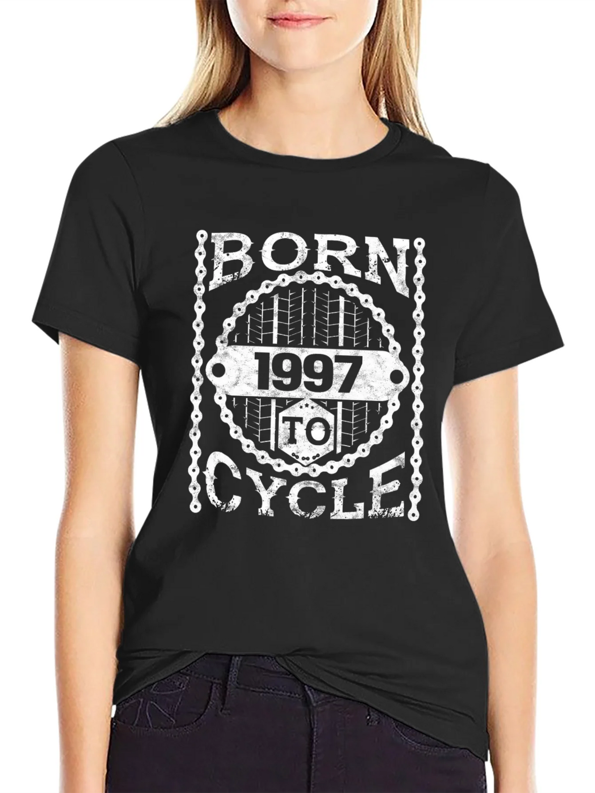 Born 1997 to Cycle T-Shirt - Black product image 2