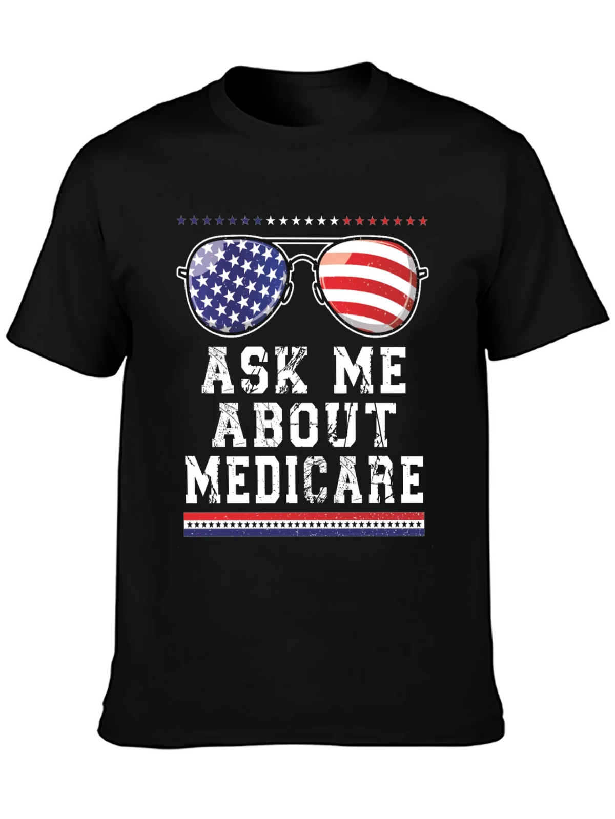 Ask Me About Medicare Patriotic T-Shirt product image 3