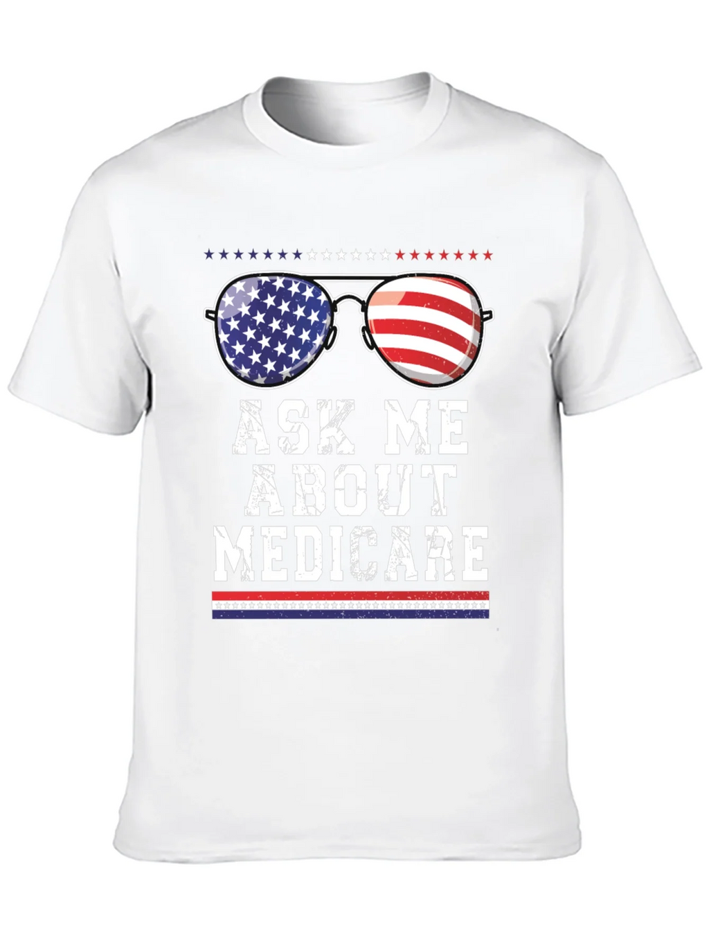 Ask Me About Medicare Patriotic T-Shirt product image 9