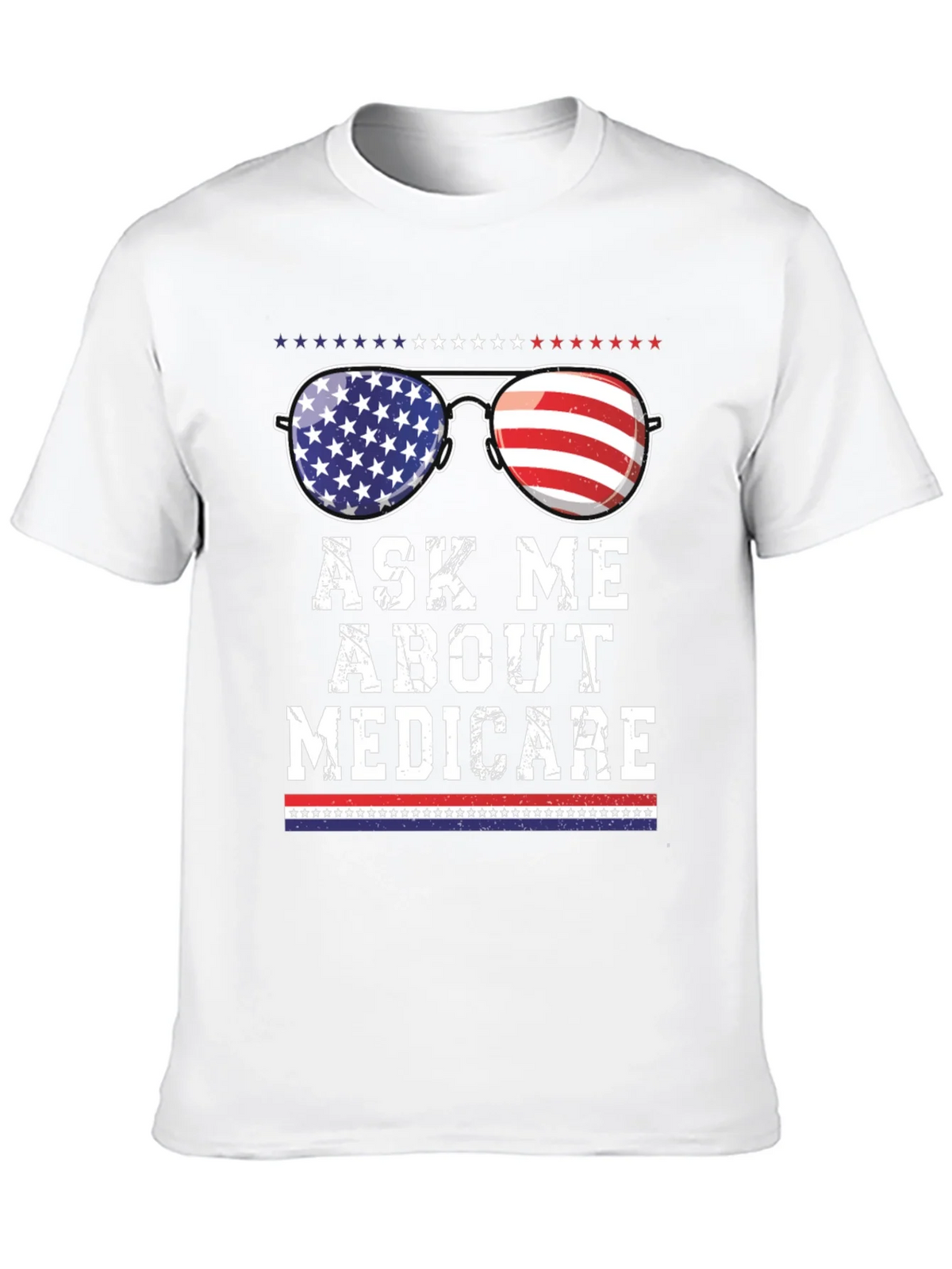 Ask Me About Medicare Patriotic T-Shirt product image 9