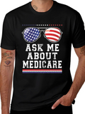 Ask Me About Medicare Patriotic T-Shirt product image 1