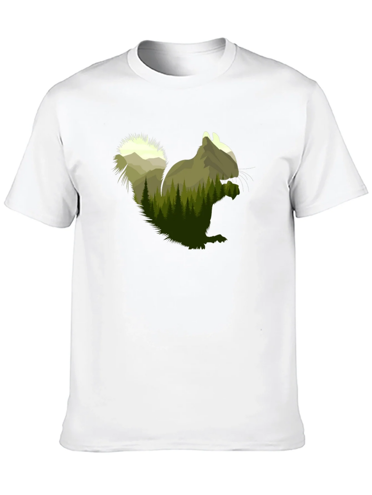 Squirrel Forest Graphic Tee - Nature Lovers Apparel product image 9