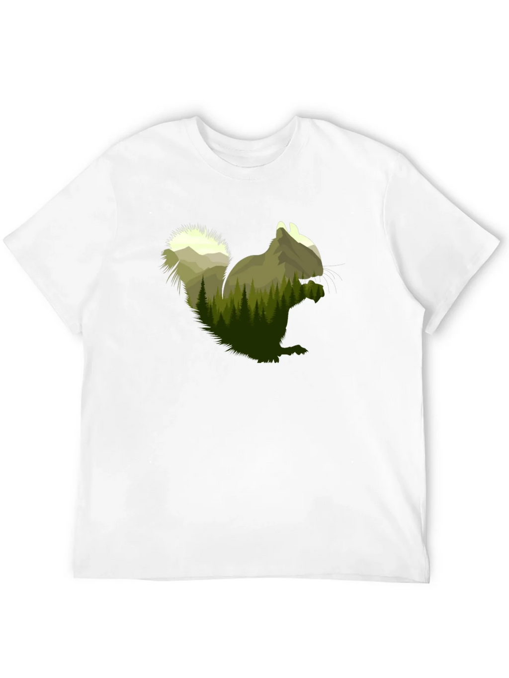 Squirrel Forest Graphic Tee - Nature Lovers Apparel product image 11