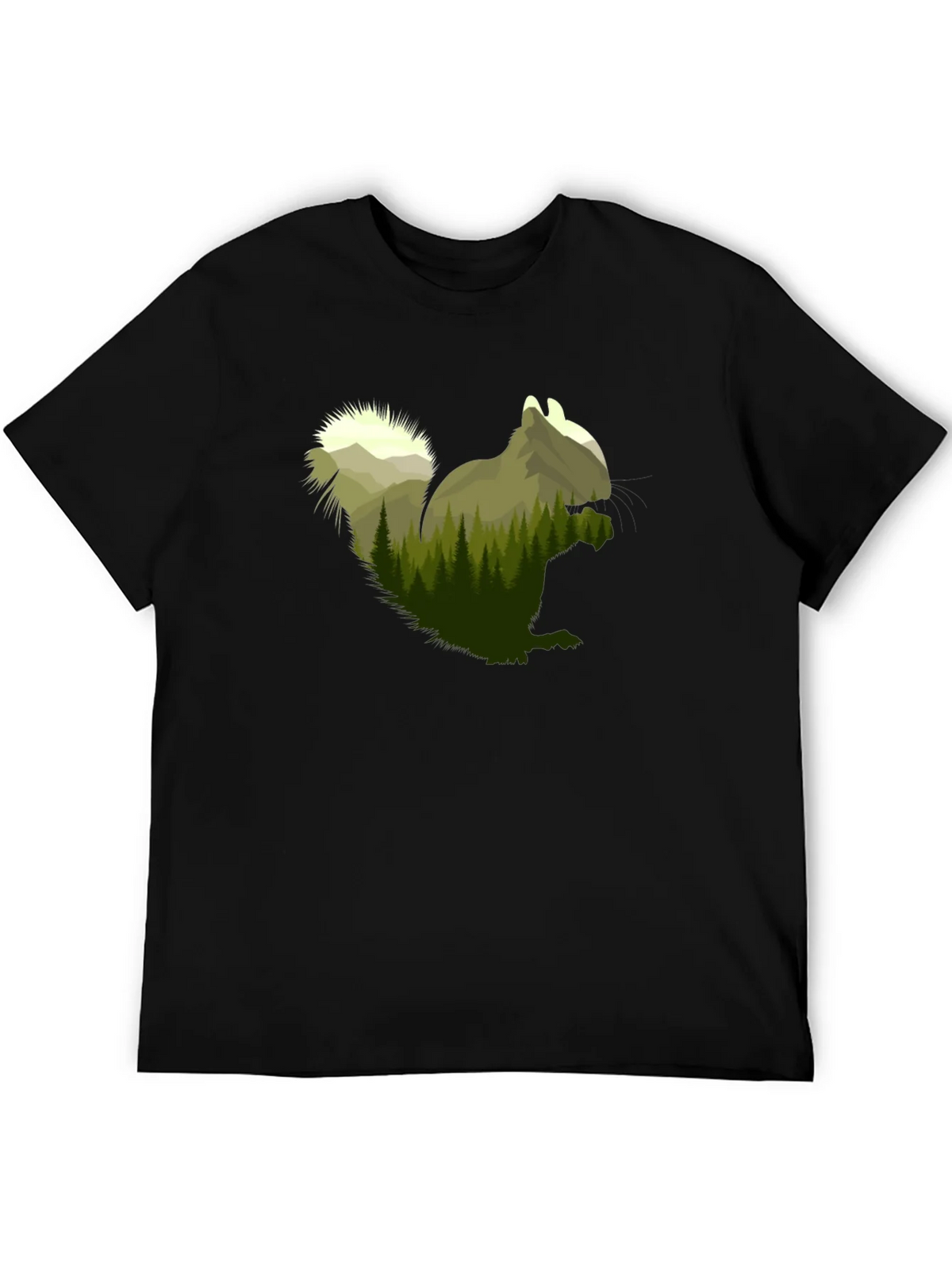 Squirrel Forest Graphic Tee - Nature Lovers Apparel product image 5