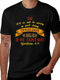 Faith-Based T-Shirt - Galatians 6:9 Scripture Design product image 1