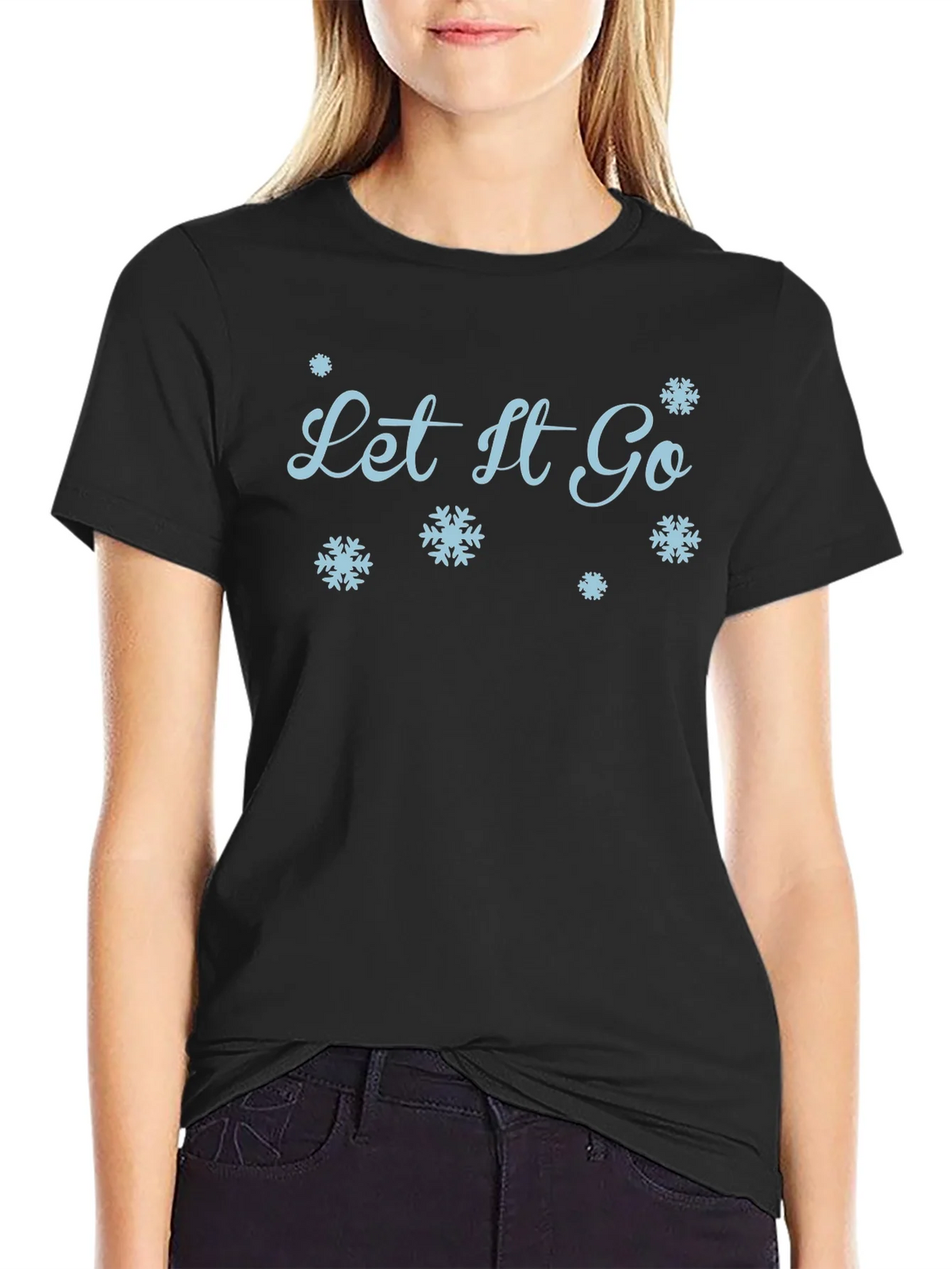 Let It Go Snowflake Graphic Tee product image 2