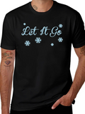 Let It Go Snowflake Graphic Tee product image 1