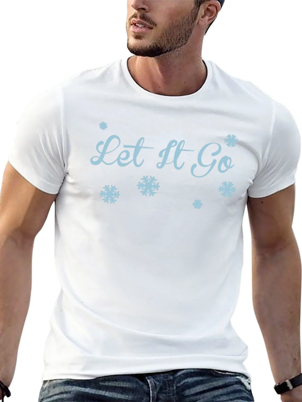 Let It Go Snowflake Graphic Tee product image 11
