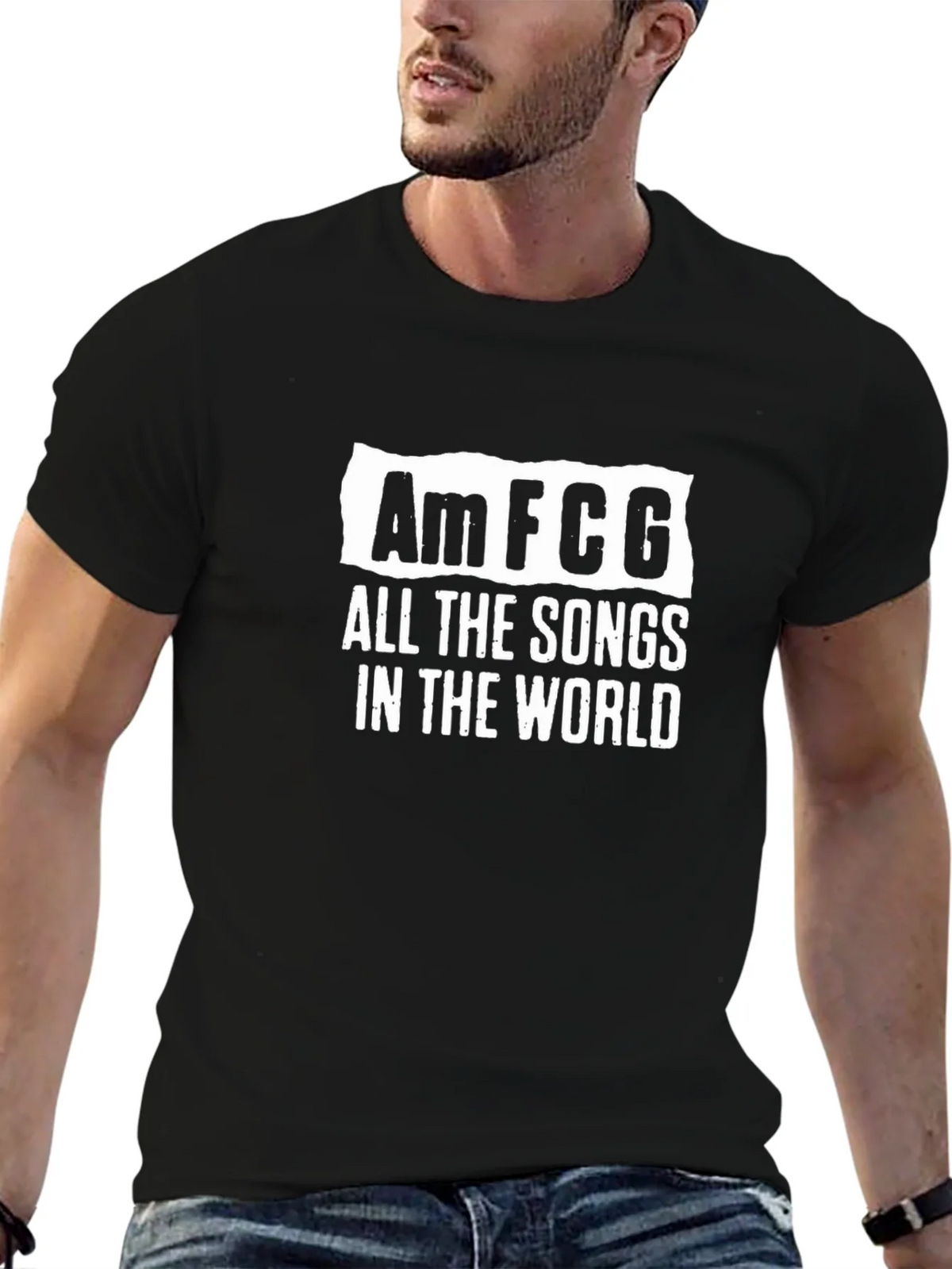 Am F C G Music Chord T-Shirt product image 1