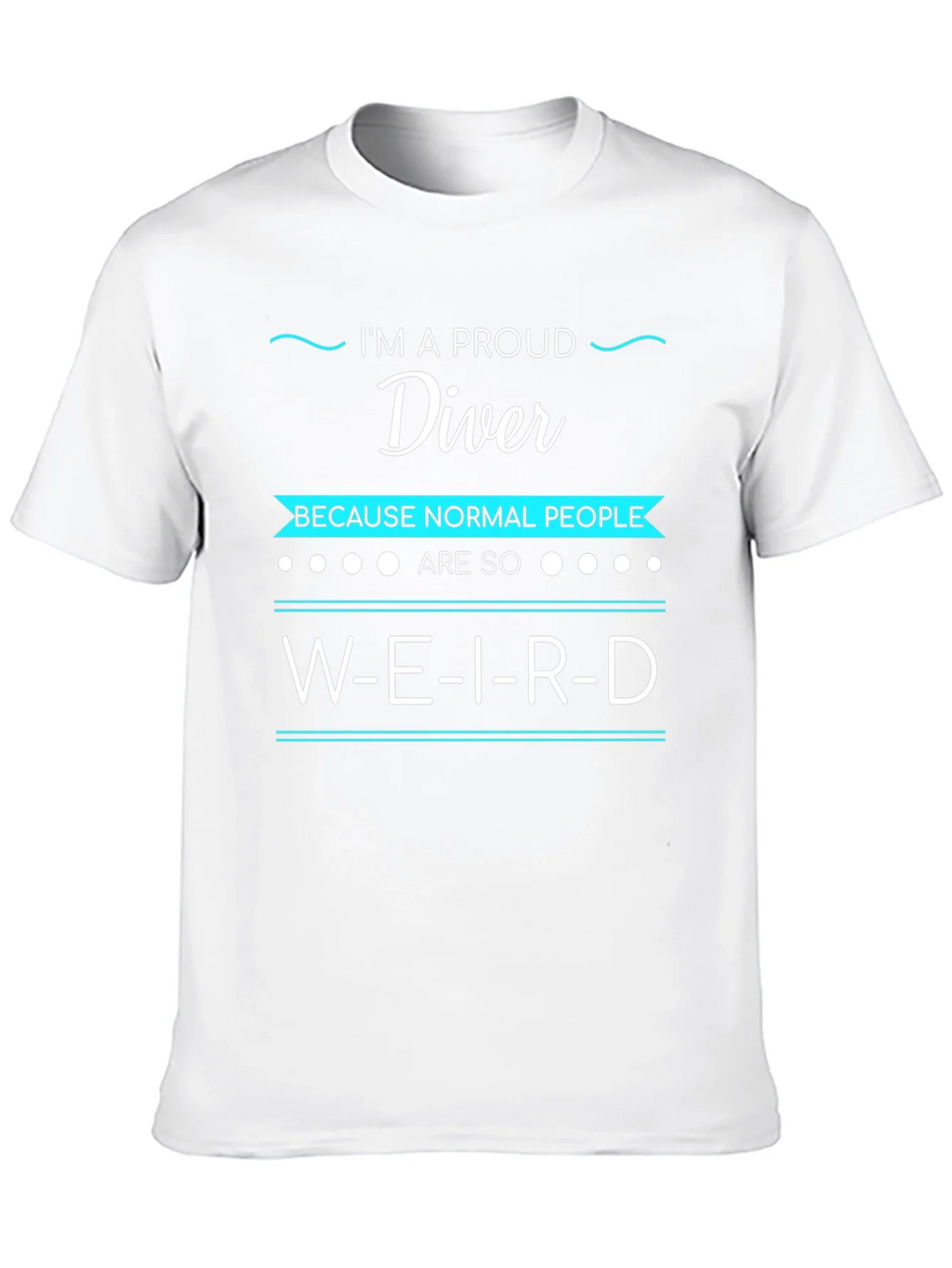 Proud Diver Weird T-Shirt - Funny Diving Apparel product image 4