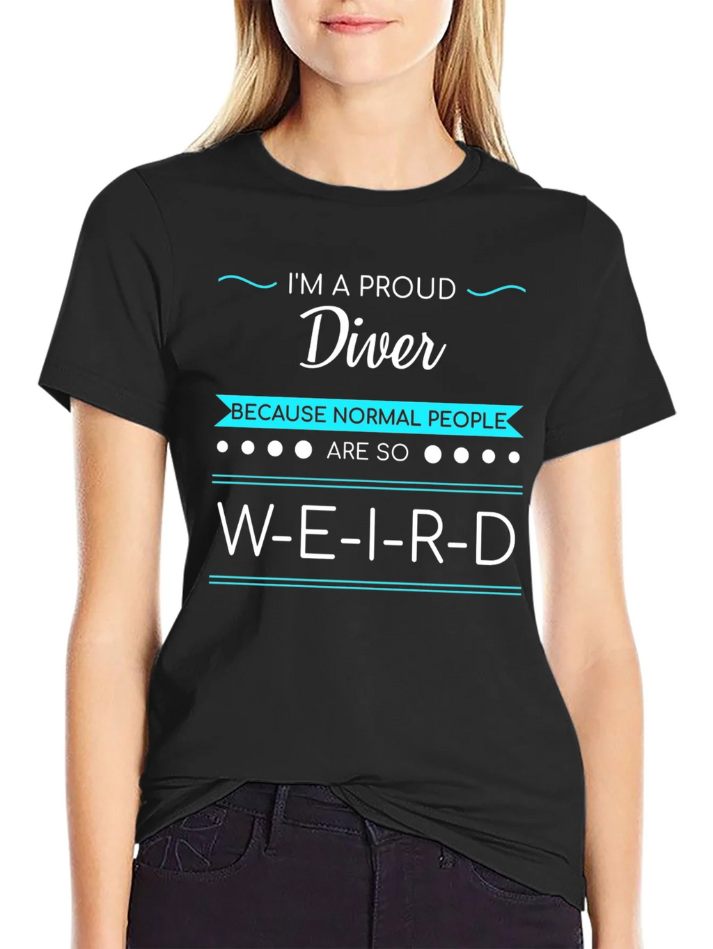 Proud Diver Weird T-Shirt - Funny Diving Apparel product image 1