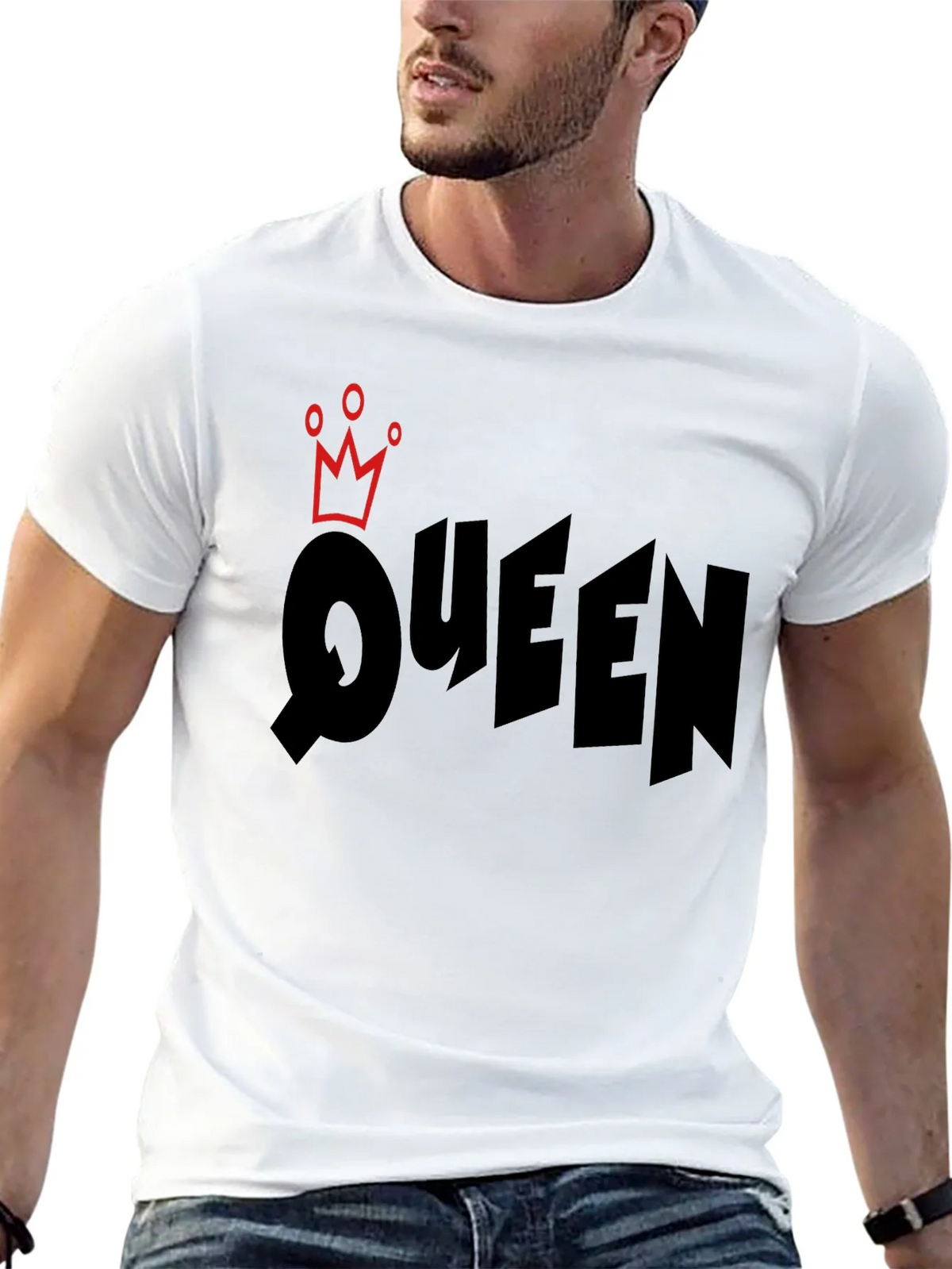 Queen Graphic Black T-Shirt product image 12