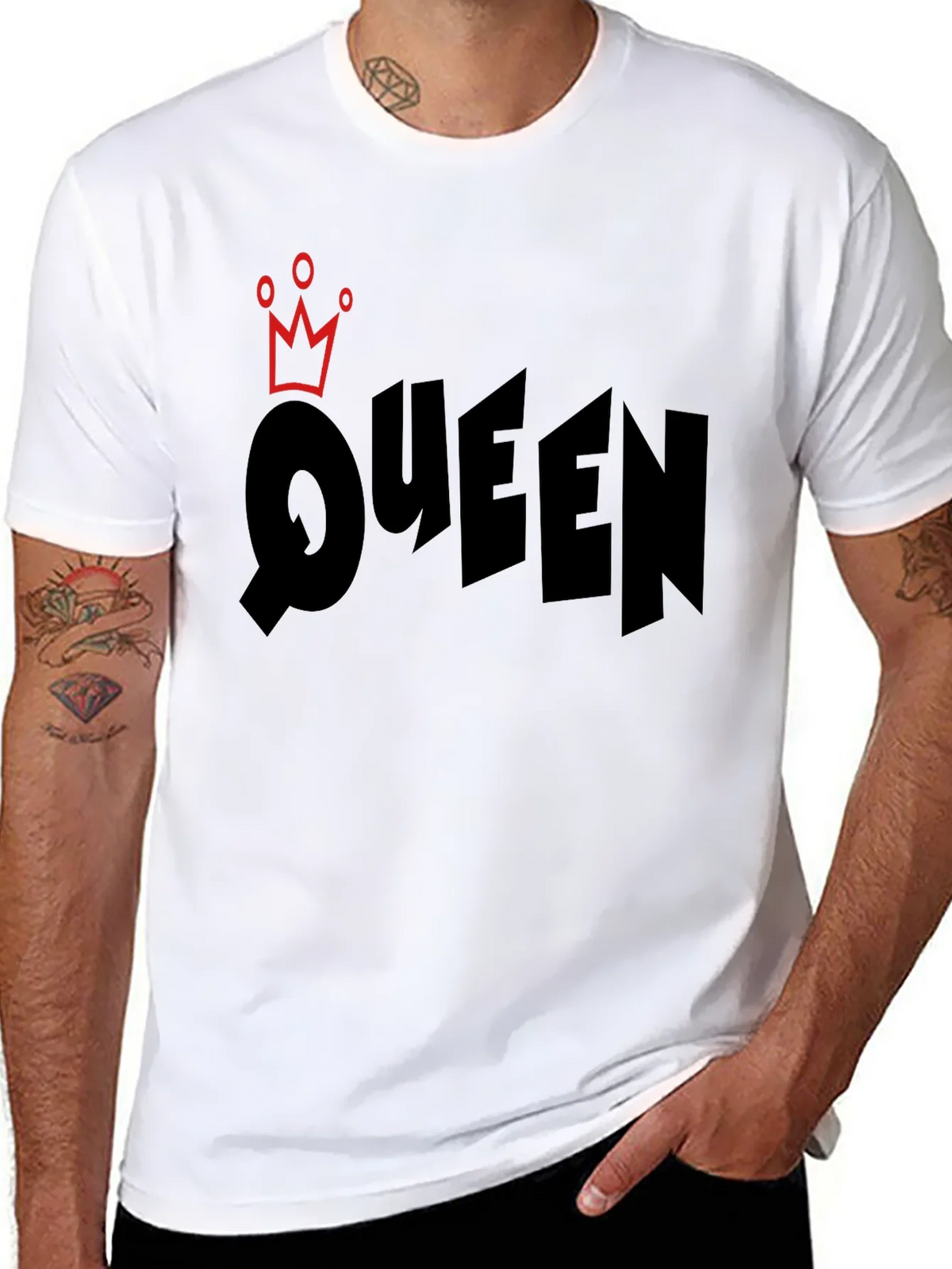 Queen Graphic Black T-Shirt product image 7
