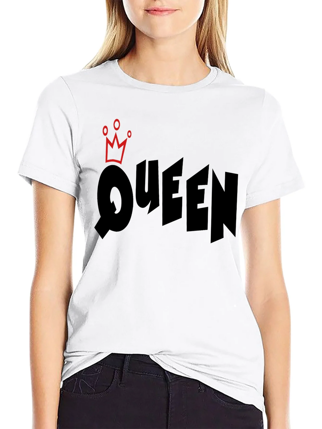 Queen Graphic Black T-Shirt product image 8