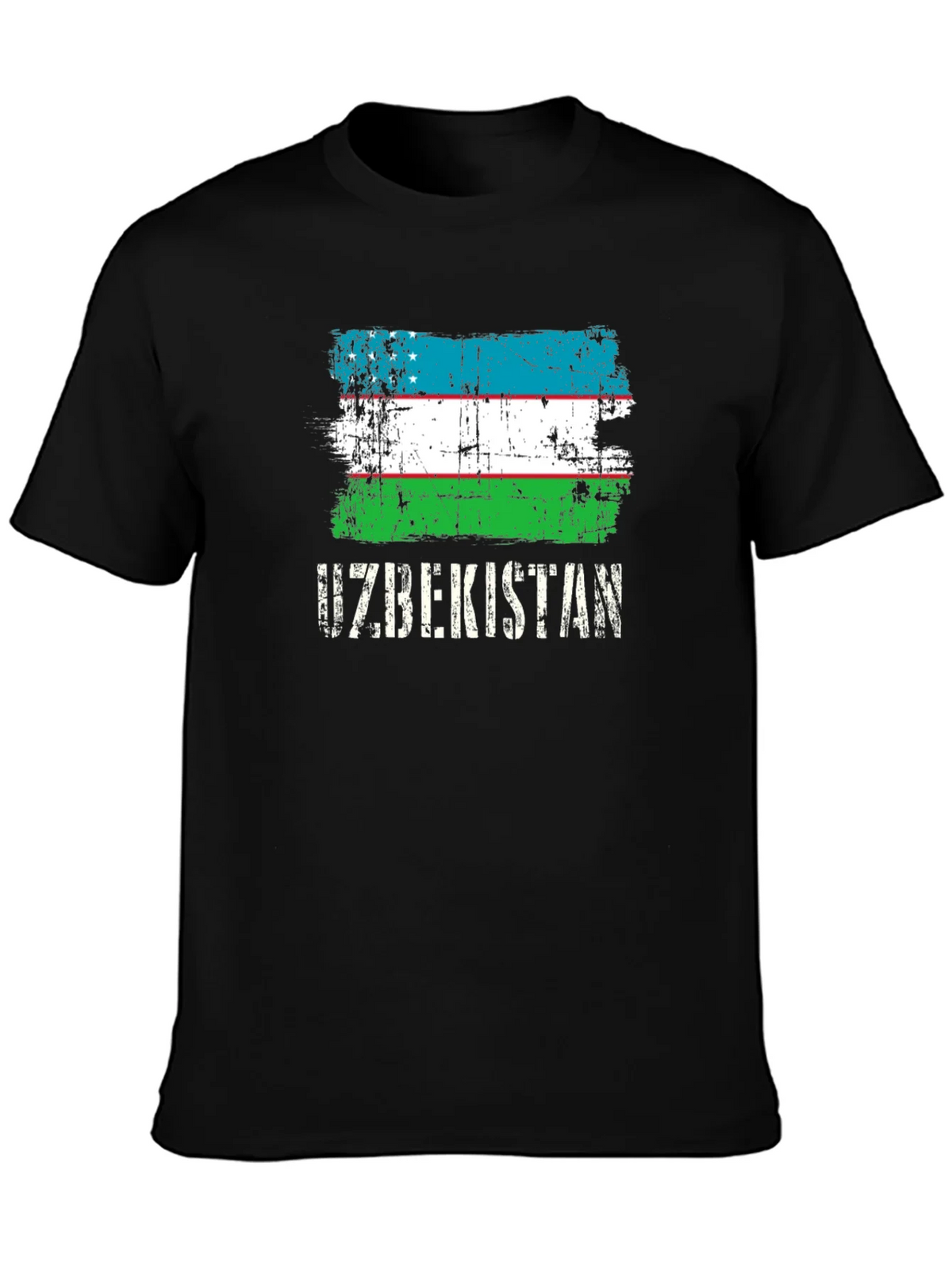 Uzbekistan Flag Graphic T-Shirt product image 3