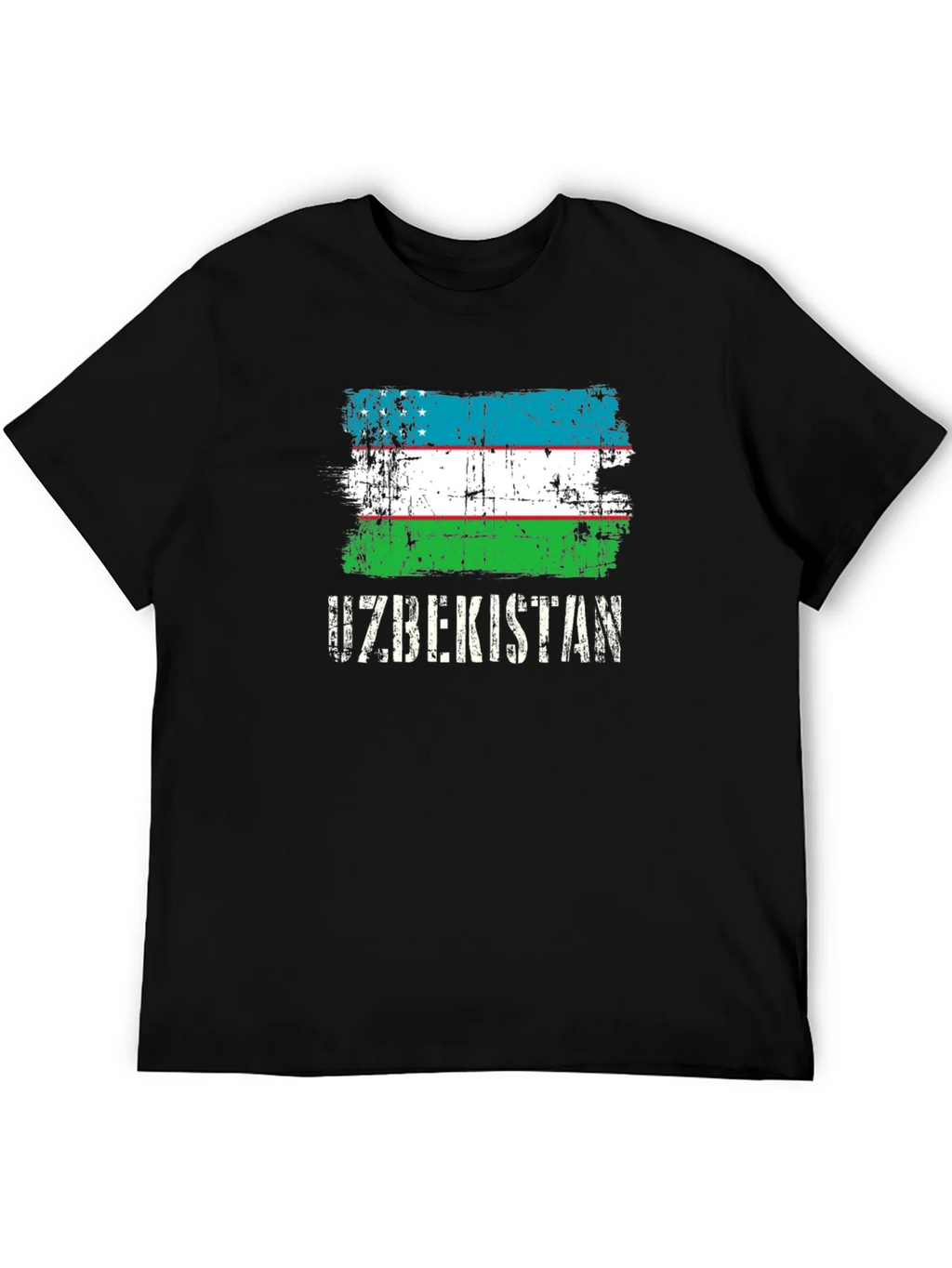 Uzbekistan Flag Graphic T-Shirt product image 5
