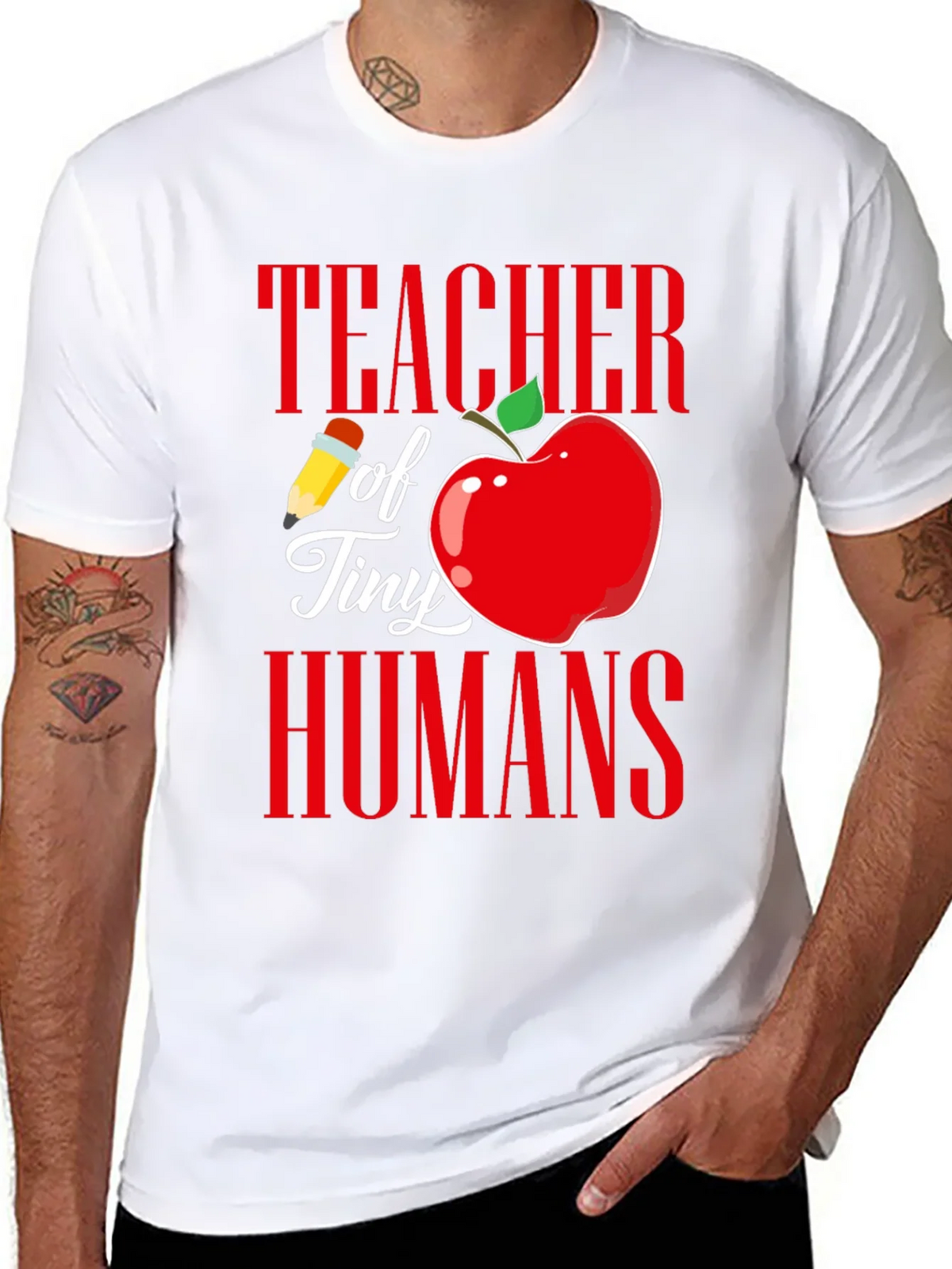 Teacher of Tiny Humans Graphic T-Shirt product image 7