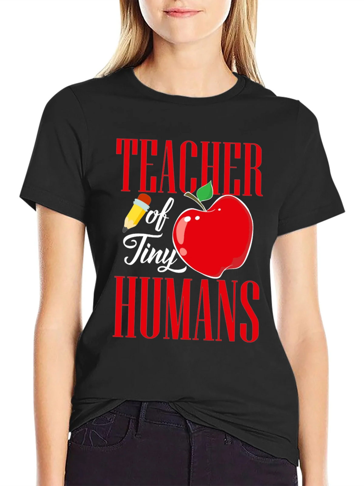 Teacher of Tiny Humans Graphic T-Shirt product image 2