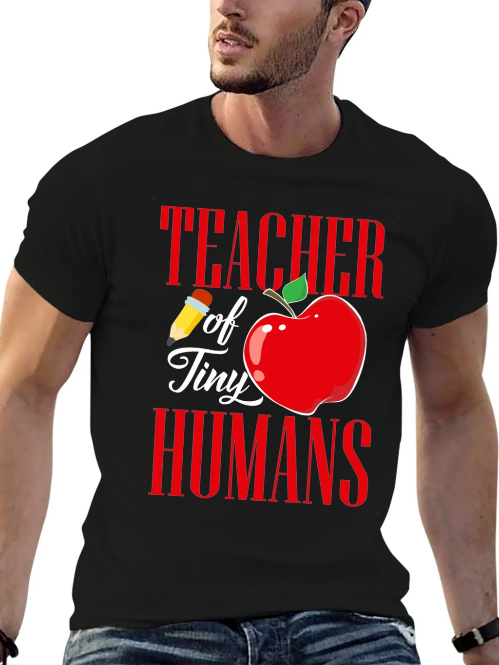 Teacher of Tiny Humans Graphic T-Shirt product image 6