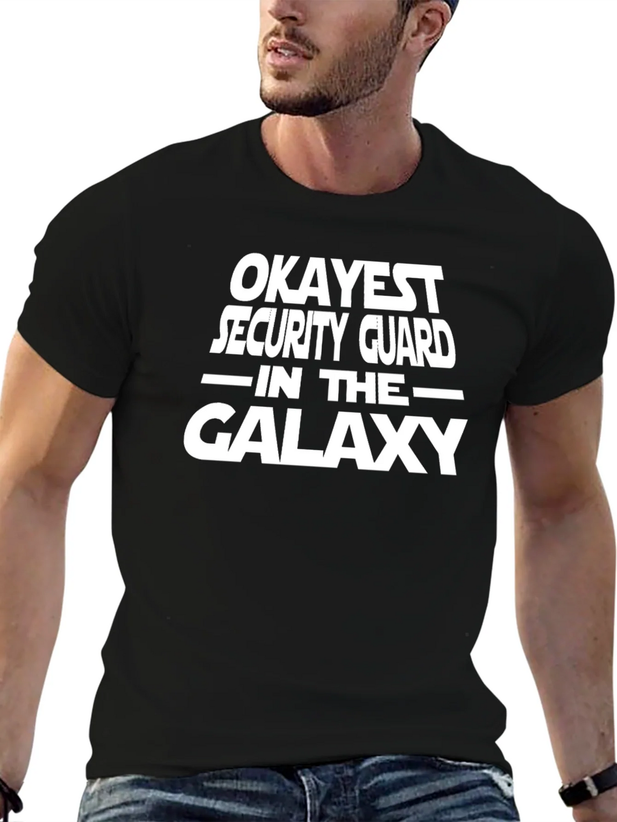 Okayest Security Guard Galaxy T-Shirt product image 6