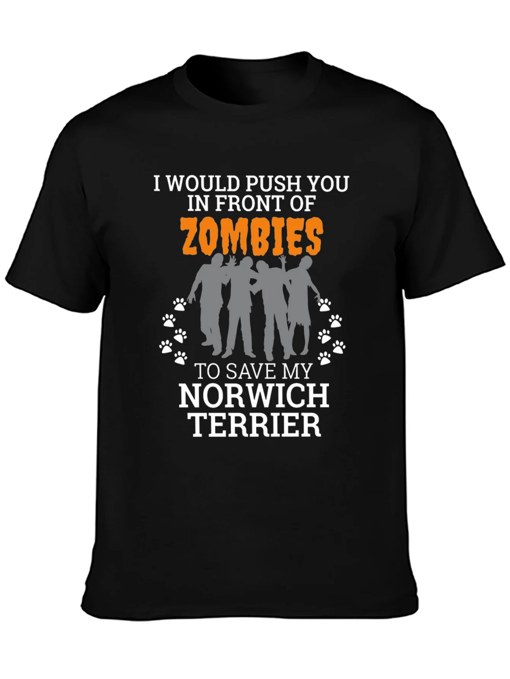 Zombie Norwich Terrier T-Shirt product image 3