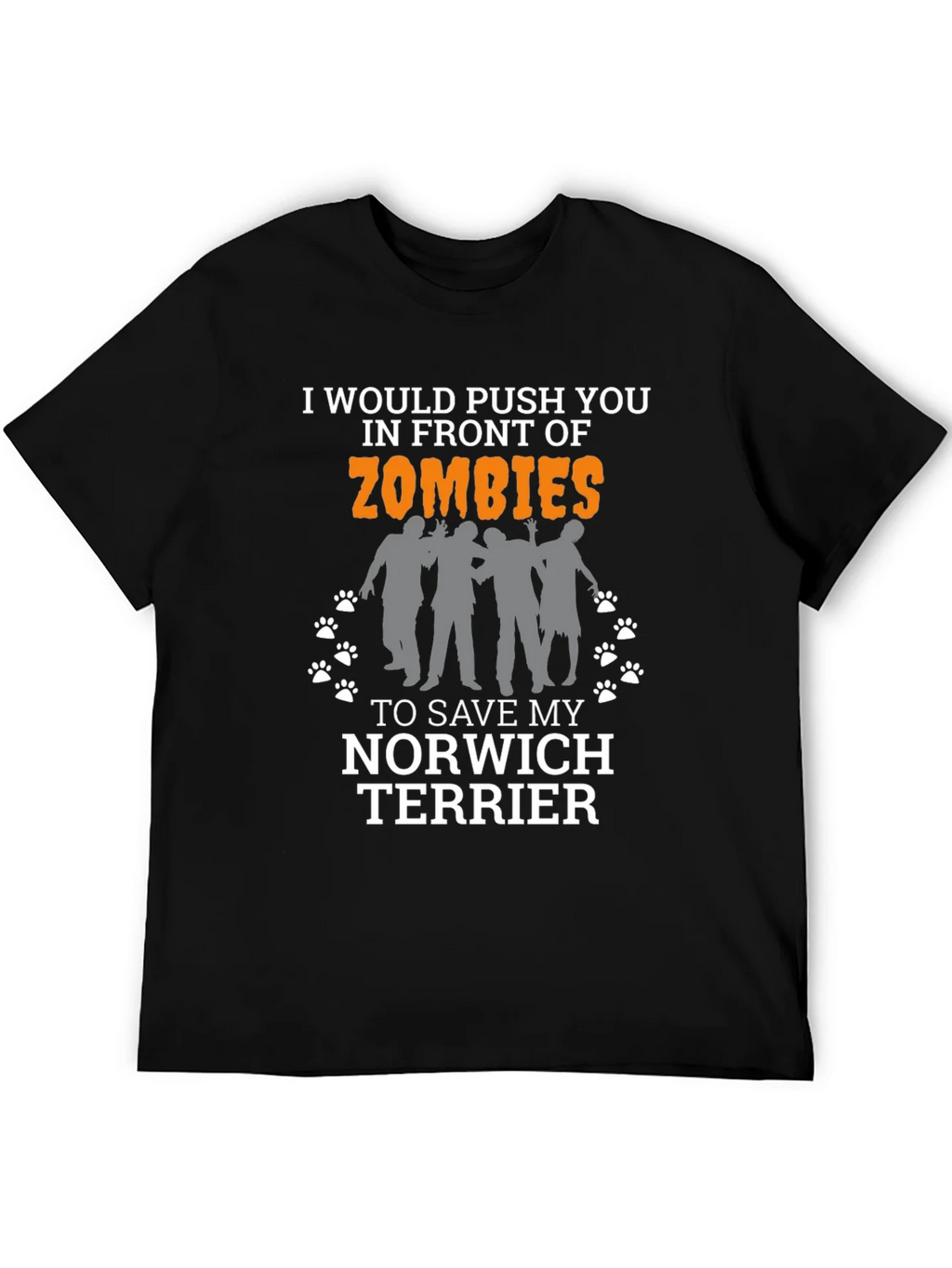 Zombie Norwich Terrier T-Shirt product image 5