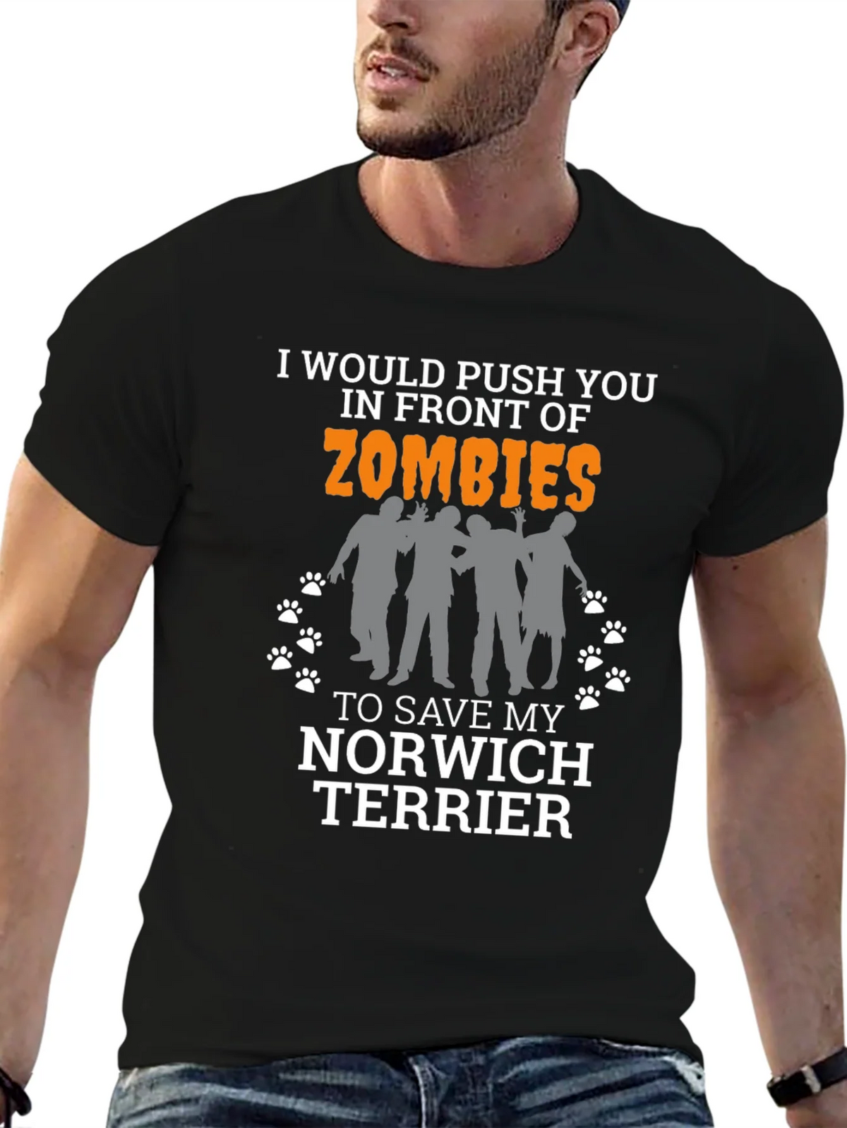 Zombie Norwich Terrier T-Shirt product image 6