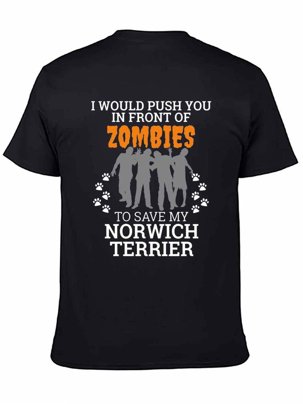 Zombie Norwich Terrier T-Shirt product image 4