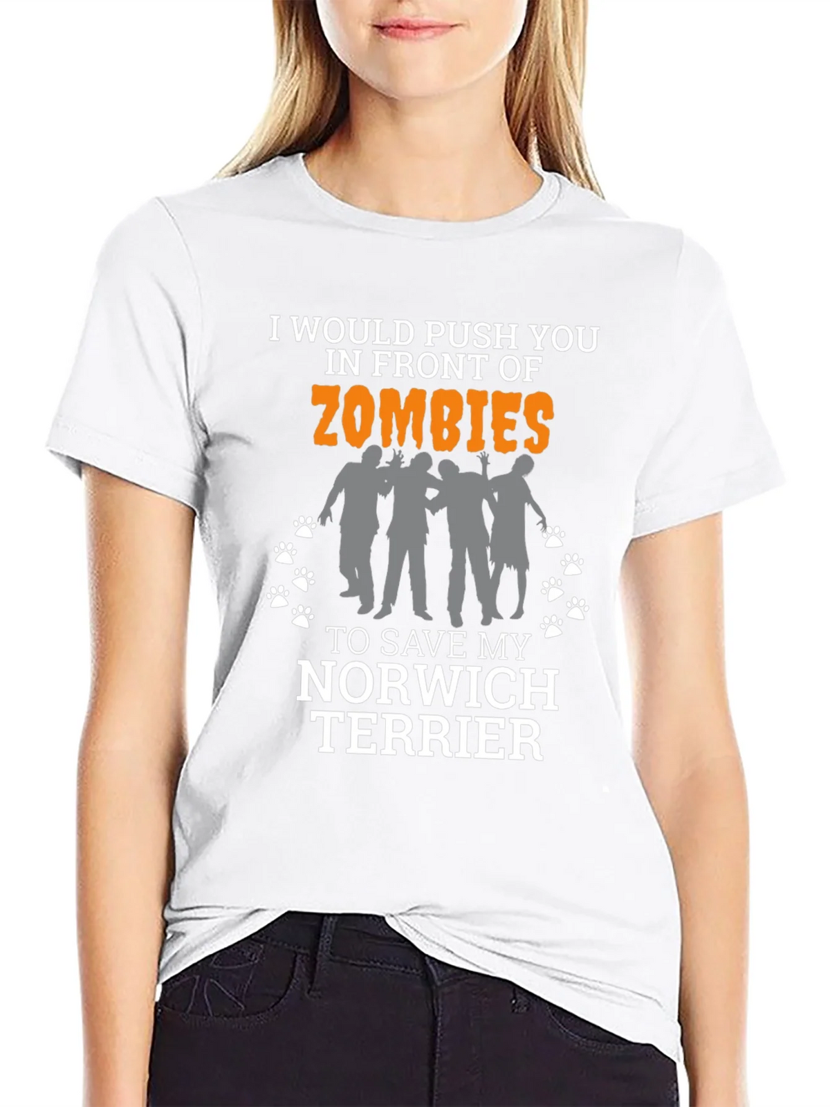 Zombie Norwich Terrier T-Shirt product image 8