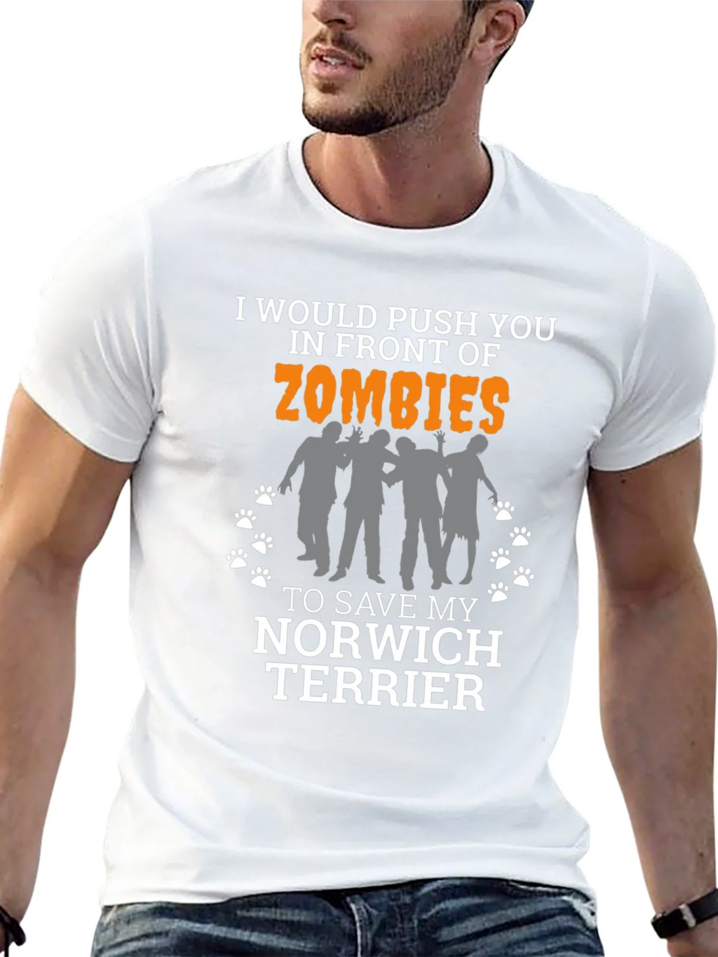 Zombie Norwich Terrier T-Shirt product image 12