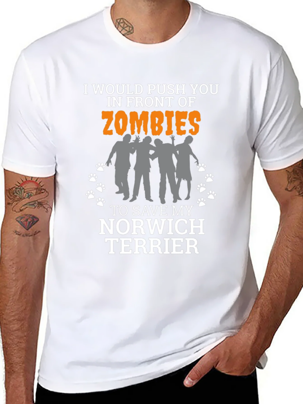 Zombie Norwich Terrier T-Shirt product image 7