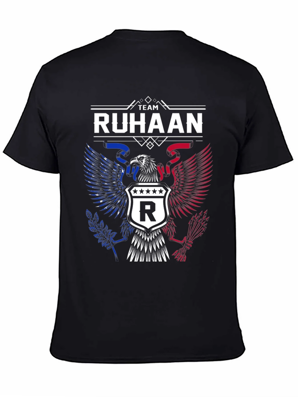 Team Ruhaan Eagle Crest Graphic T-Shirt - Patriotic Design product image 4