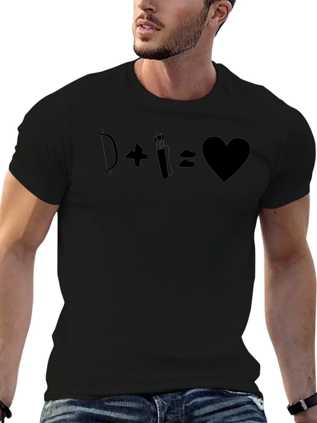 Archery Heart Graphic T-Shirt product image 6
