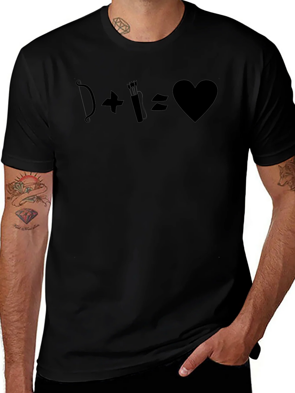 Archery Heart Graphic T-Shirt product image 1