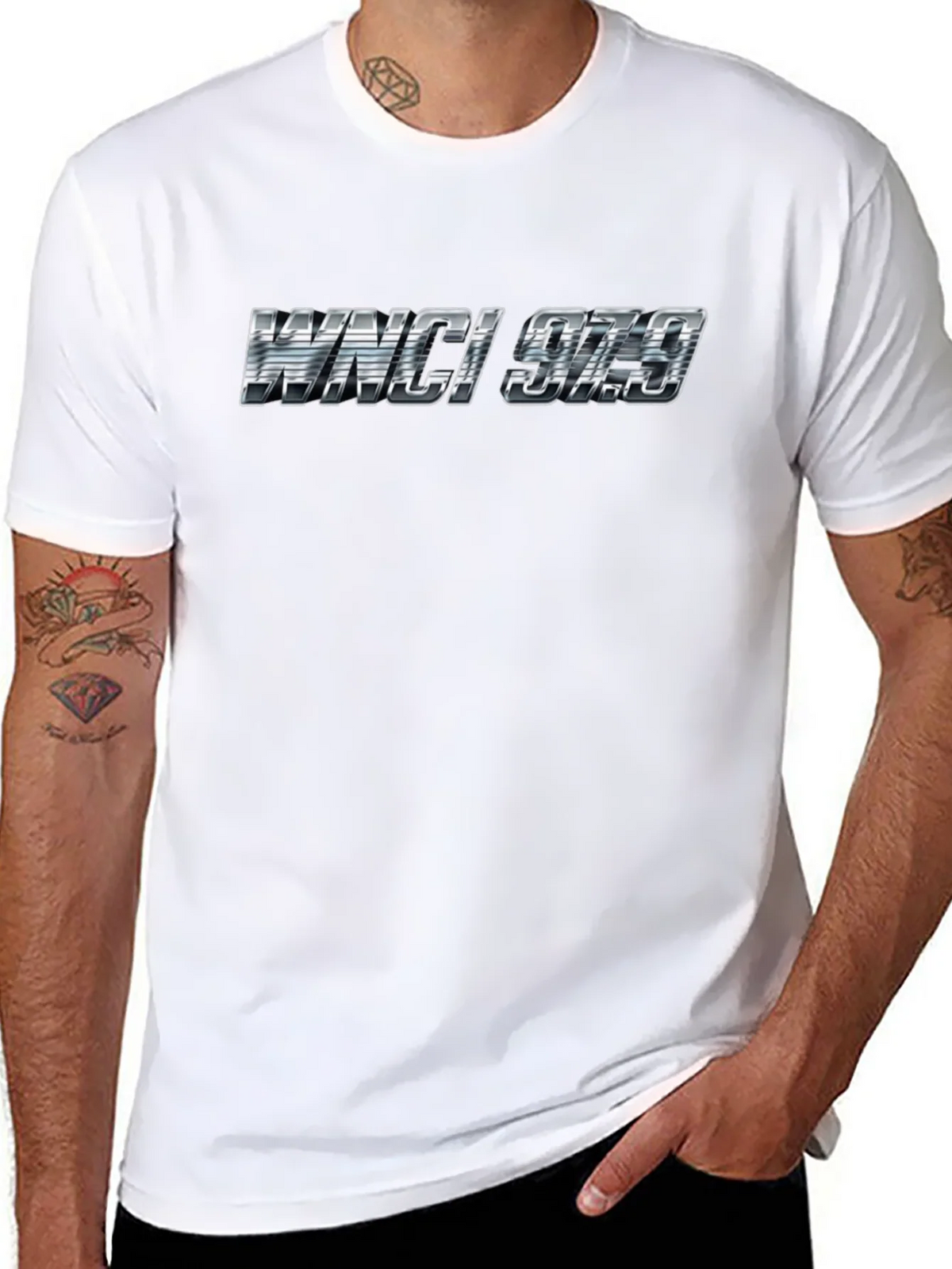 Retro WNCI 97.9 T-Shirt - Vintage Radio Tee product image 7