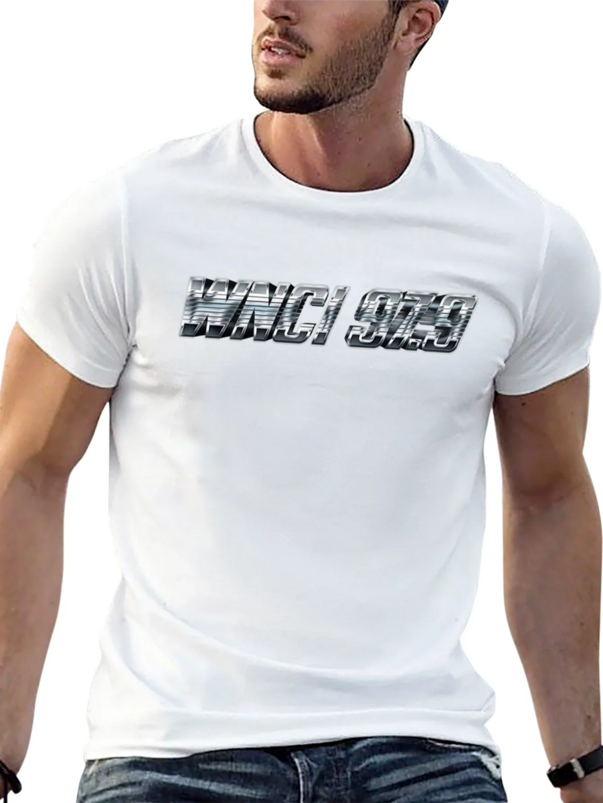 Retro WNCI 97.9 T-Shirt - Vintage Radio Tee product image 12