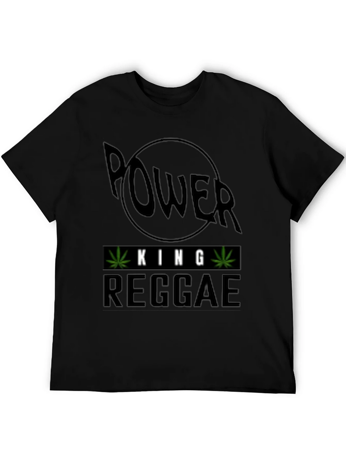 Power King Reggae Black T-Shirt product image 5