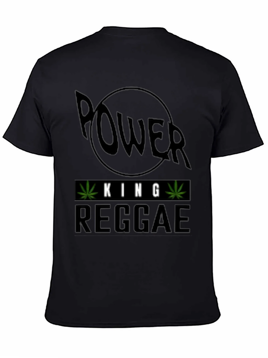 Power King Reggae Black T-Shirt product image 4