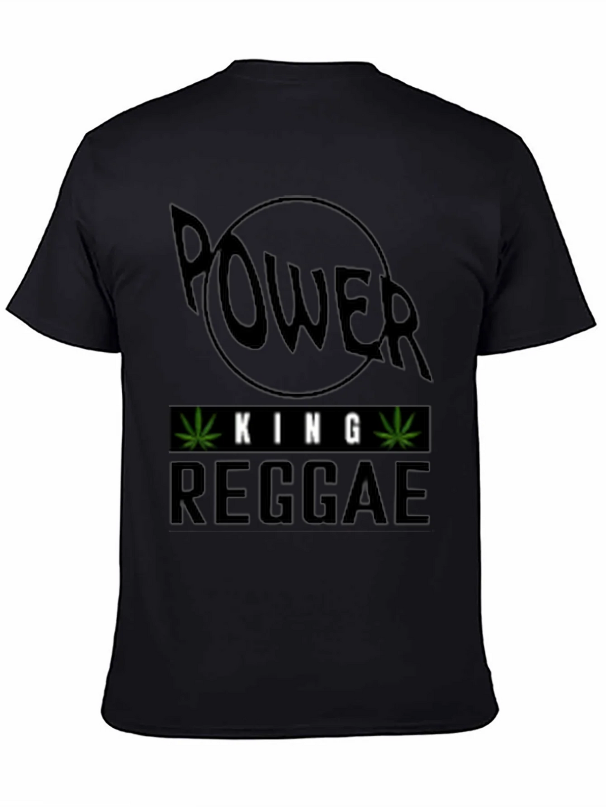 Power King Reggae Black T-Shirt product image 4