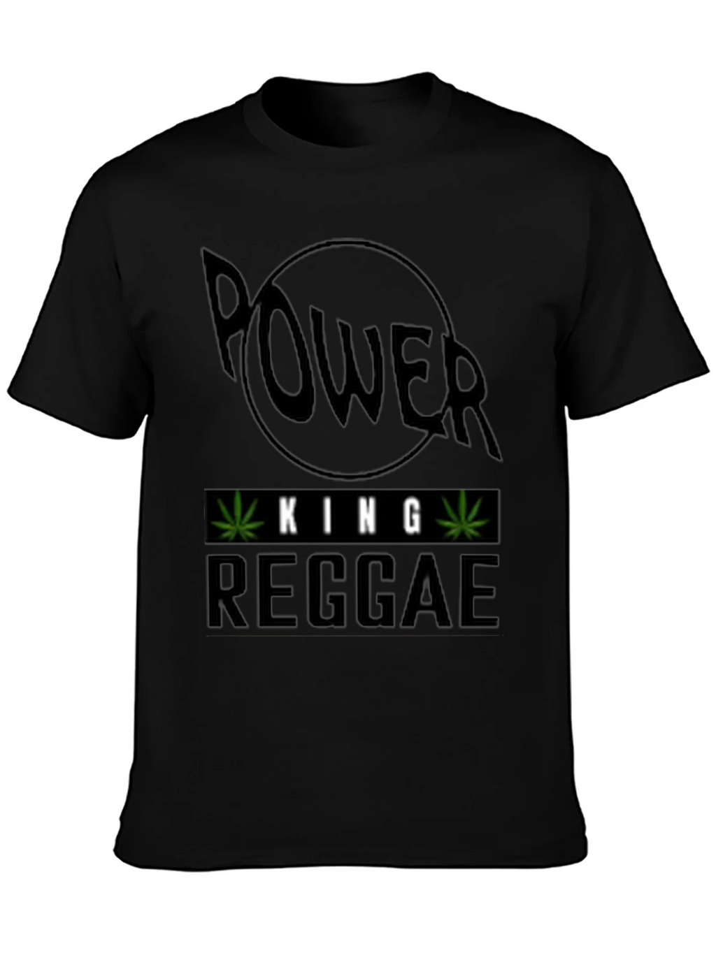 Power King Reggae Black T-Shirt product image 3