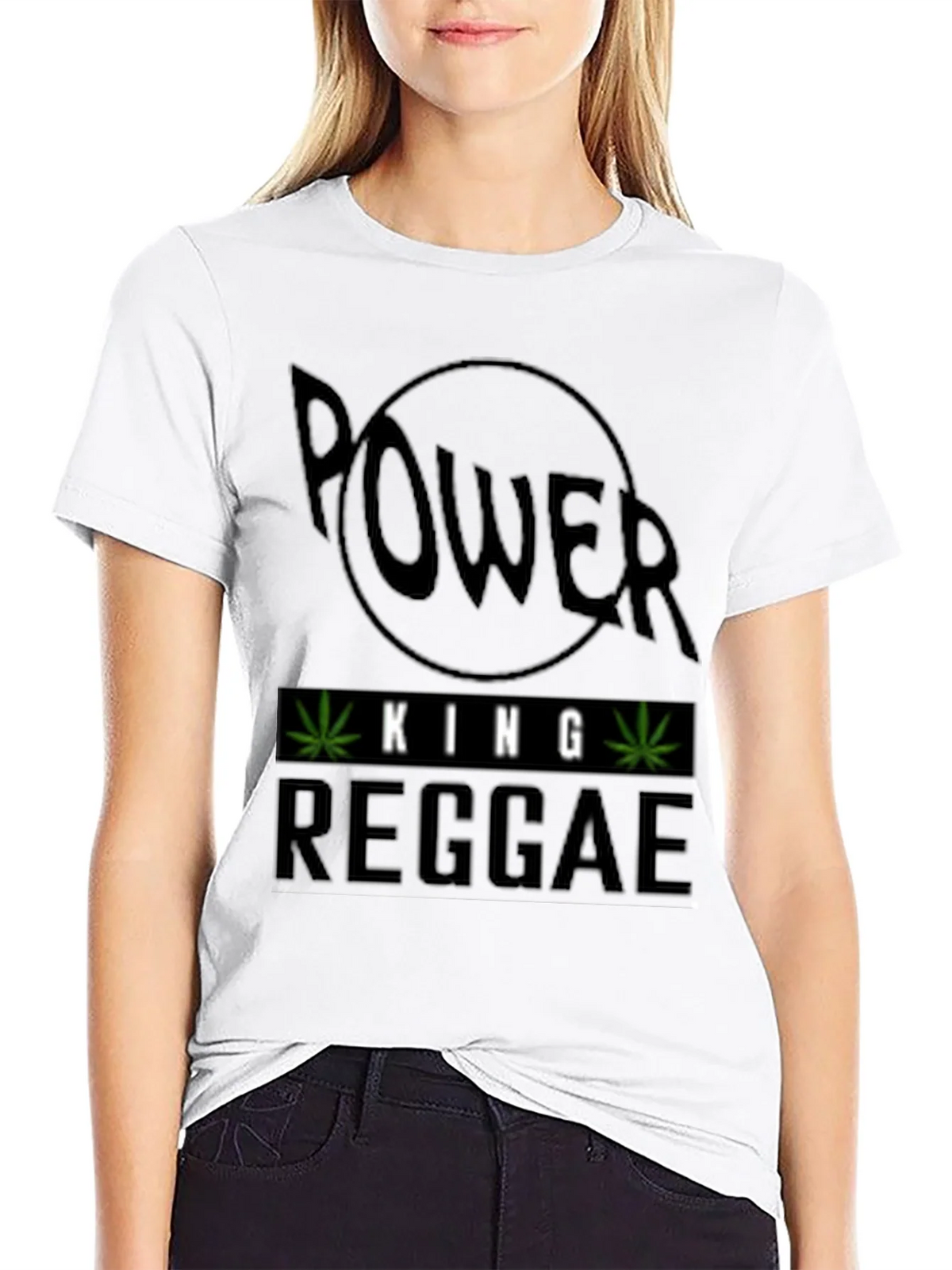 Power King Reggae Black T-Shirt product image 8
