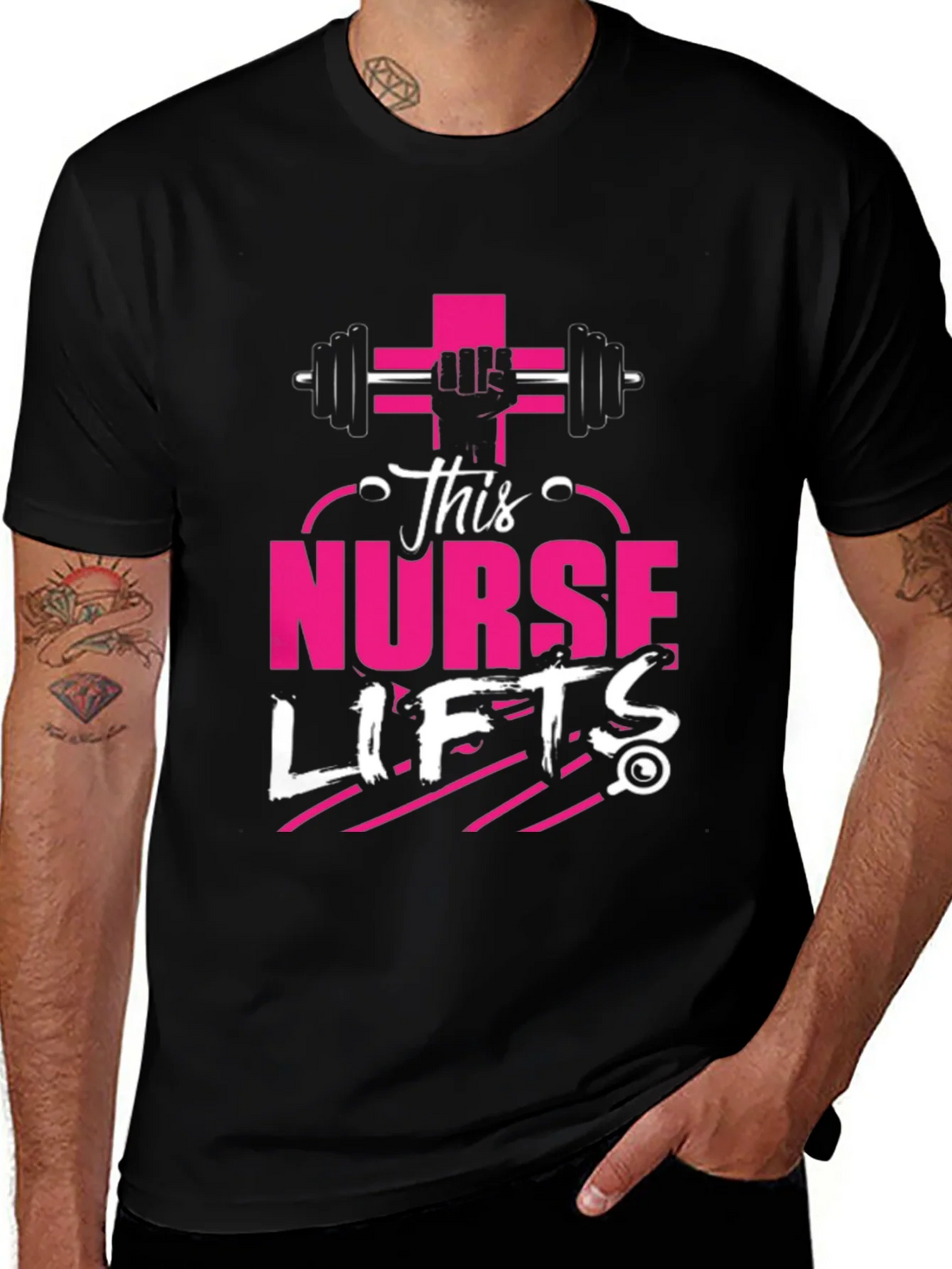 This Nurse Lifts T-Shirt: Fitness Apparel product image 1
